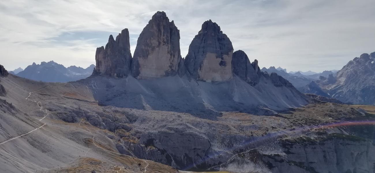 Senderismo en Dolomitas.