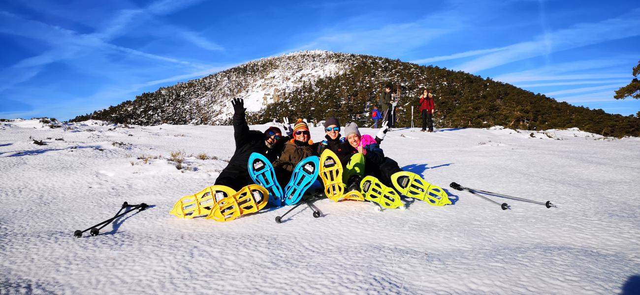 Raquetas de nieve en el valle de Benasque